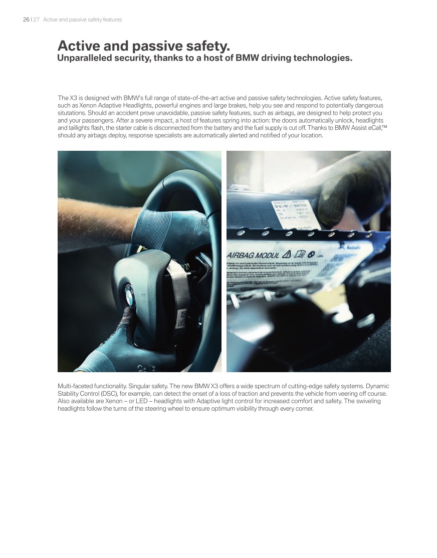 2015 BMW X3 Brochure Page 34